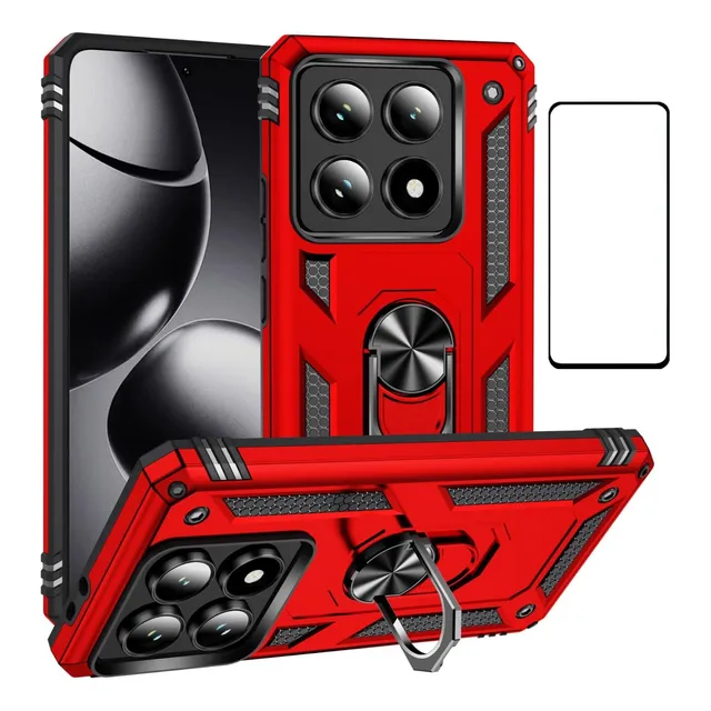 Estuche Forro Tech Armor Le-yi Anillo Xiaomi Mi 14t/14t Pro