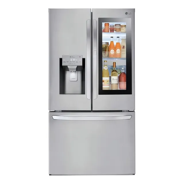 Heladera LG Gm78sxs Instaview Inverter 837lts French Door Color Silver