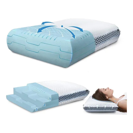 Mastery Mart Almohada Dura Para Sueño Profundo, Almohada De