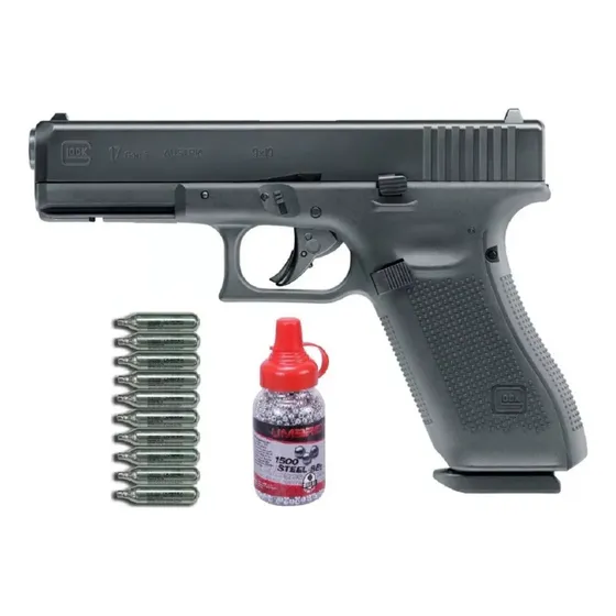 Pistola Aire Comprimido Glock 17 Blowback + Kit Completo