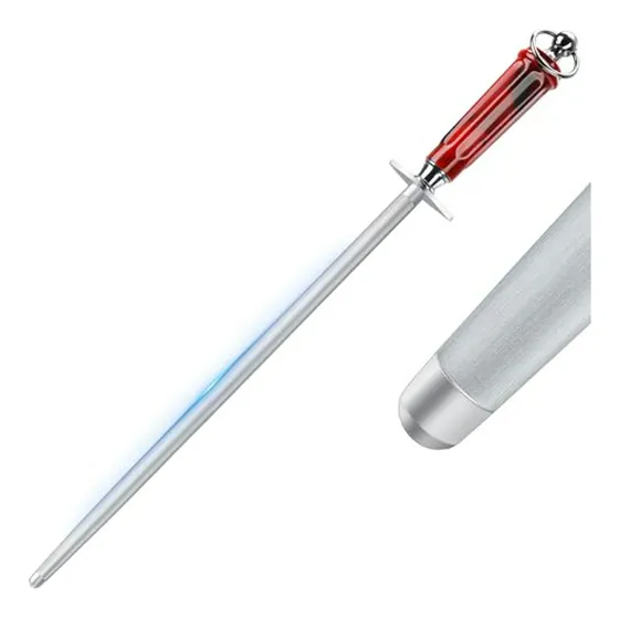 Afilador Huusk 12  De Acero Al Carbono Con Imán Y Grit