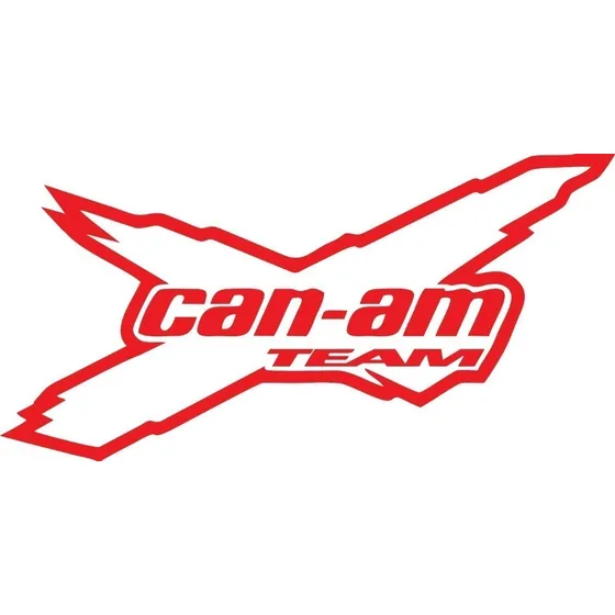 Calcomanía Sticker Can Am Team Rojo