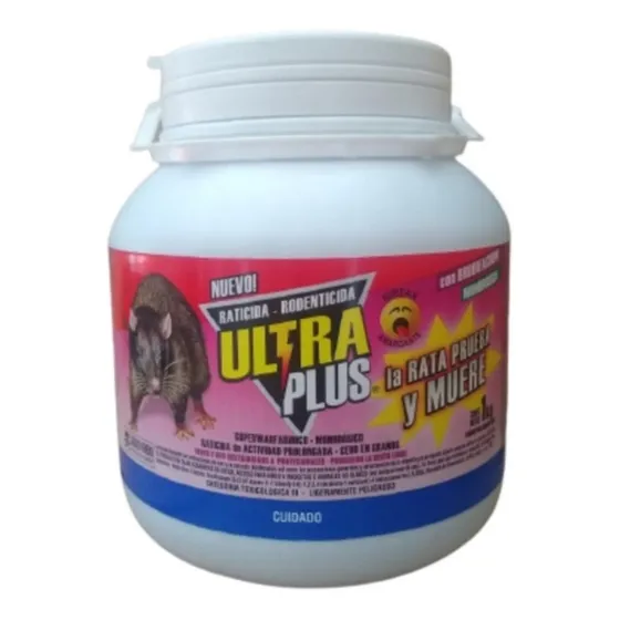 Veneno Raticida Para Ratas Y Ratones 1 Kg. Ultra Ferreplus