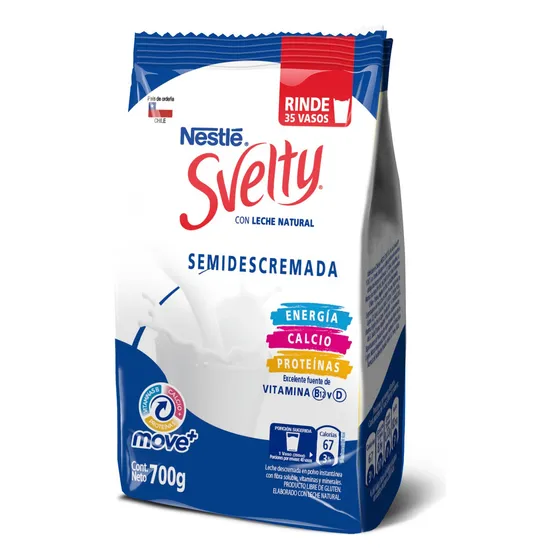 Leche En Polvo Svelty Semidescremada 700g