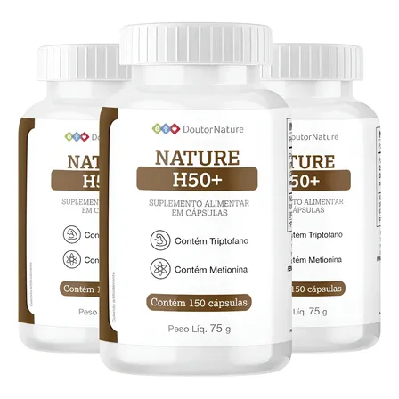 Nature H50+ Original - Doutor Nature (3 Potes) Sem Sabor