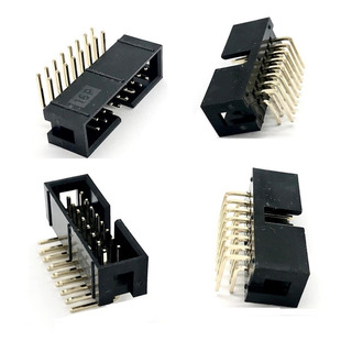 Conector Box Header - 16pinos 90º Sem Ejetor Pci - 10pçs. Conector Box Header - 16pinos 90º Sem Ejetor Pci - 10pçs.