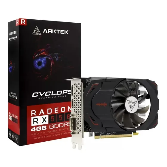 Tarjeta De Video Arktek Radeon Rx550 Gddr5 4 Gb Nueva Tienda