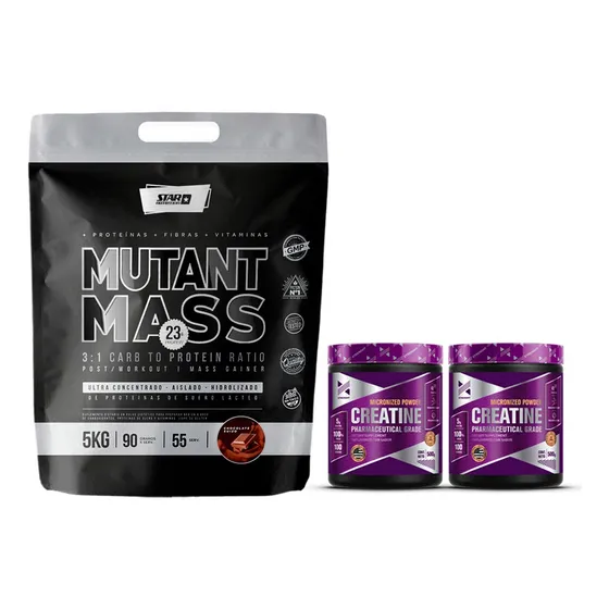 Mutant Mass 5 Kg + Creatina X 1kg-star Nutrition