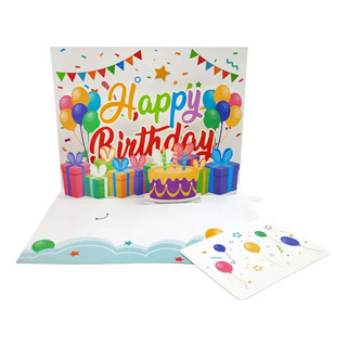 Tarjeta Musical C/luz 3d Feliz Cumpleaños / Happy Birthday Tarjeta Musical C/luz 3d Feliz Cumpleaños / Happy Birthday