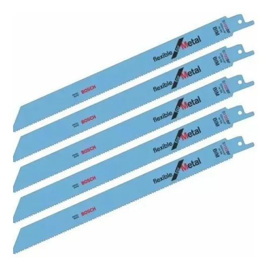 Hoja P/sierra Sable Metal Flex S1122bf X 5 Pzas Bosch -ynter