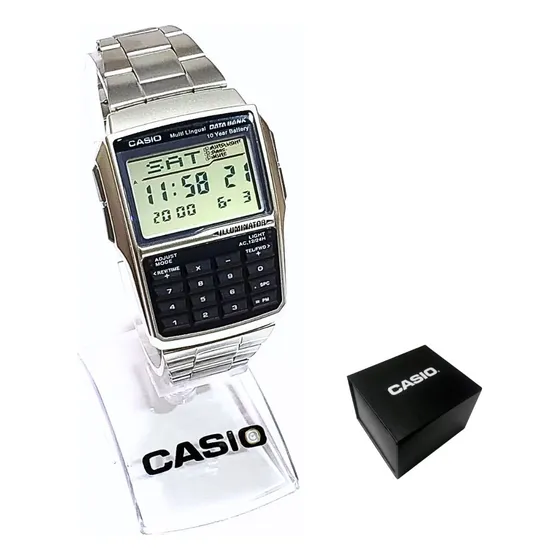 Relógio Casio Masculino Digital Calculadora Dbc-32d-1adf