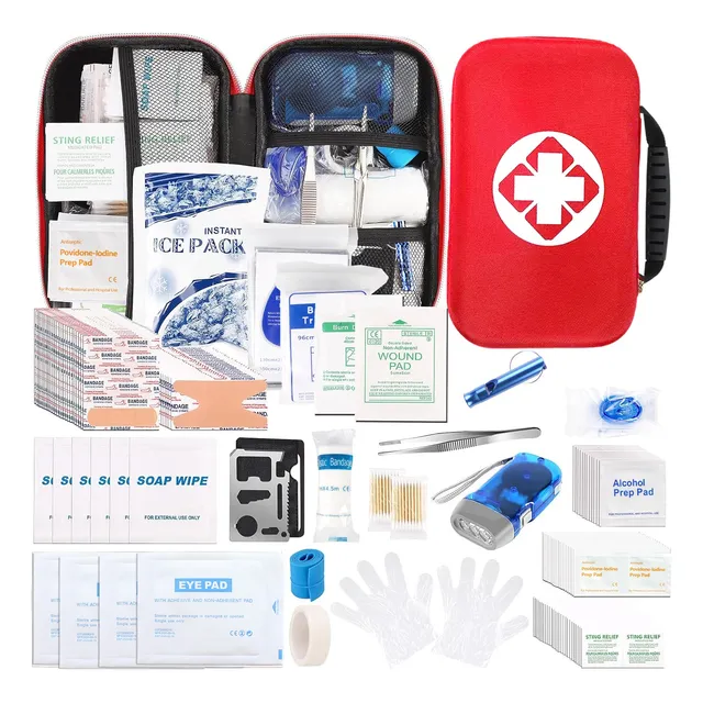 Kit 300 Pz Botiquin Profesional De Primeros Auxilio Botiquin