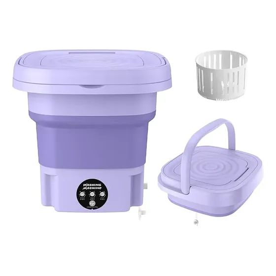 9l Mini Lavadora Plegable Portatil Centrifugado Ropa Pequeña