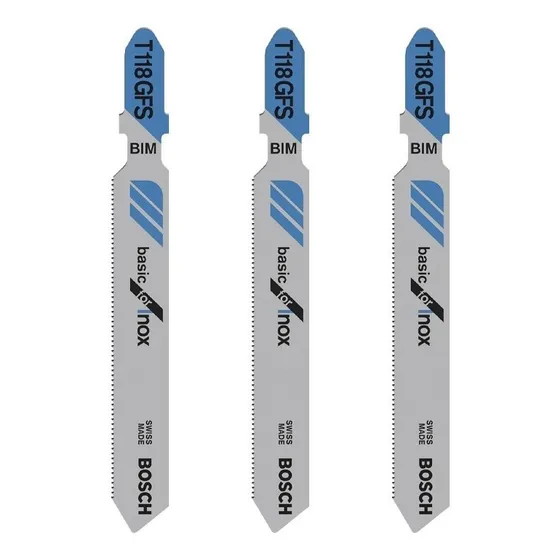 Hoja De Sierra Caladora 3pcs  Inoxidable Universal T118gfs