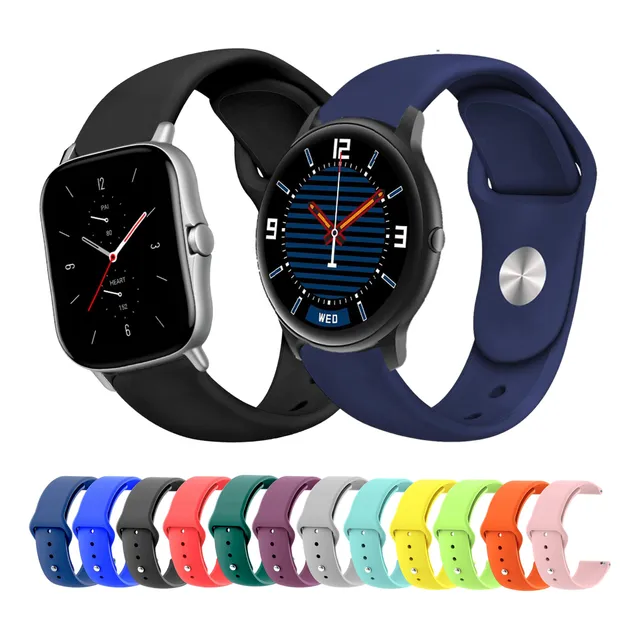 Malla Correa Para Amazfit Bip Gts 2 3 4 Gtr 2 3 4 Mini Boton