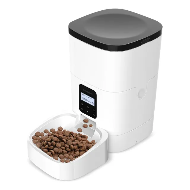 Petdiary Comedero Dispensador Automatico Med Perros Y Gatos