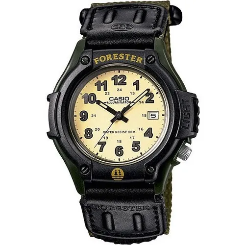 Reloj Casio Forester Modelo Ft-500 Color de la correa Verde oscuro Color del bisel Verde oscuro Color del fondo Blanco