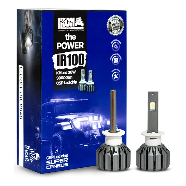 Kit Focos Iron Led Ir100 Oficial Rally Dakar Auto Camioneta