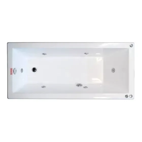 Bañera Hidromasaje Jacuzzi Acrílico  Minimal  160 X 80 8 Jet