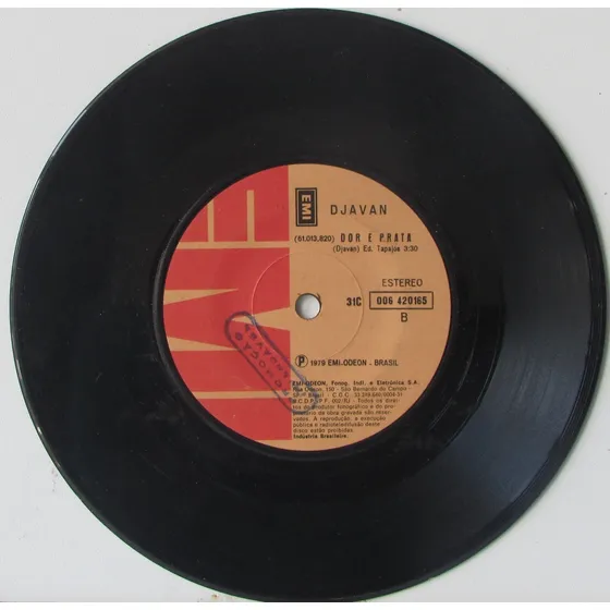 Compacto Vinil Djavan - Meu Bem Querer - Dor E Prata - Emi -