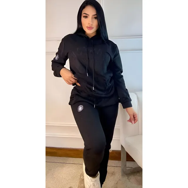 Conjunto Deportivo Mujer : Pantalón Sudadera Larga
