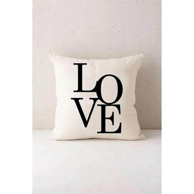 Funda De Almohadón Decorativo Frases 40x40 X 4 Unidades