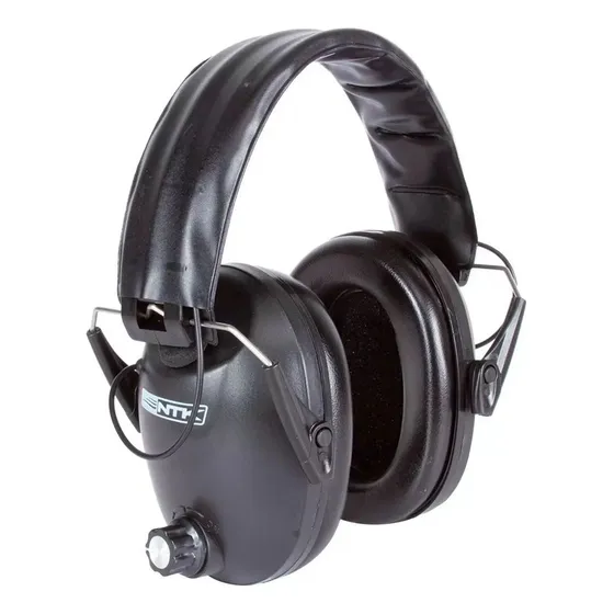 Abafador Preto Anti Ruido Auditivo Protetor Auricular 