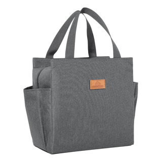 Bolsa Lancheira Estilo Necessaire Térmica Em Material Forte Cor Cinza Bolsa Lancheira Estilo Necessaire Térmica Em Material Forte Cor Cinza