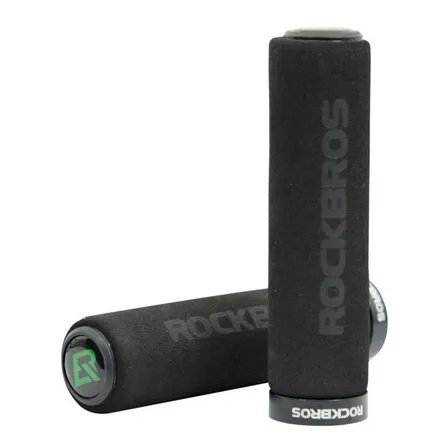 Puños Grips Ciclismo Rockbros Bt1001 con Anilla Negro