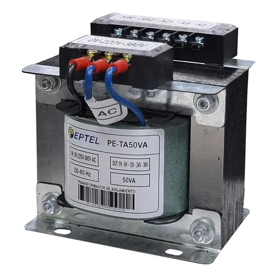 Transformador De (220v 380v) A (6v 12v 24v 36v) 50va