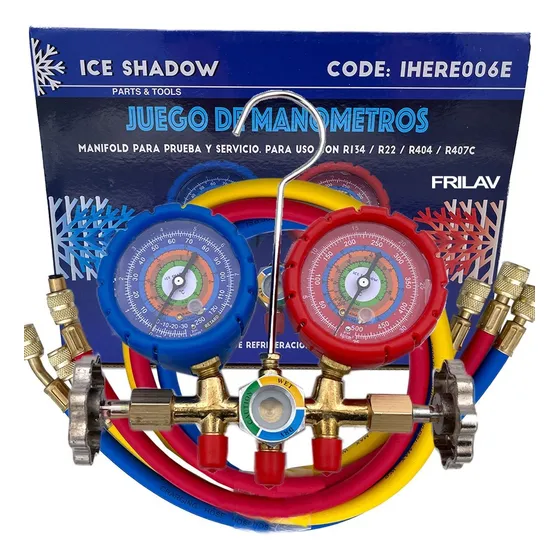 Ice Shadow IHERE006E juego de manometros