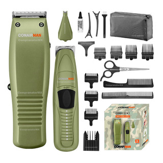 Kit Peluquería Viaje Máquina Recortadora Pelo Cabello Barba Kit Peluquería Viaje Máquina Recortadora Pelo Cabello Barba