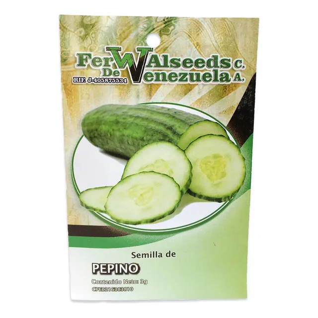 Semillas Pepino 3g. Pack 3 Sobres
