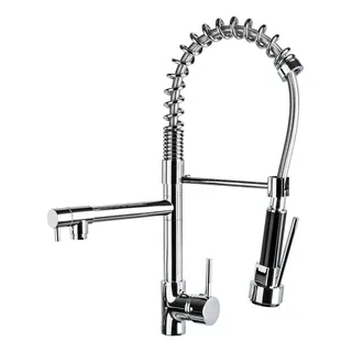 Torneira Cozinha Gourmet Monocomando 50cm 2 SaĂdas Cromada Acabamento Brilhante Cor Cromado Torneira Cozinha Gourmet Monocomando 50cm 2 SaĂdas Cromada Acabamento Brilhante Cor Cromado