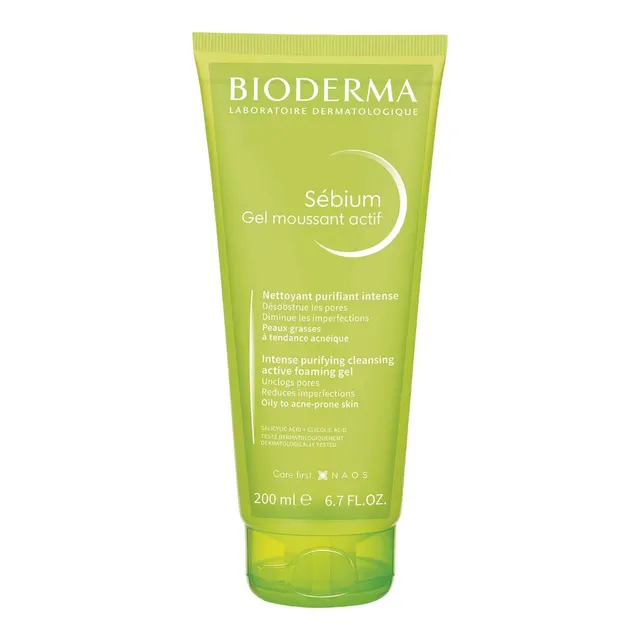 Bioderma Limpiador Sebium Gel Moussant Actif -200ml -acneica