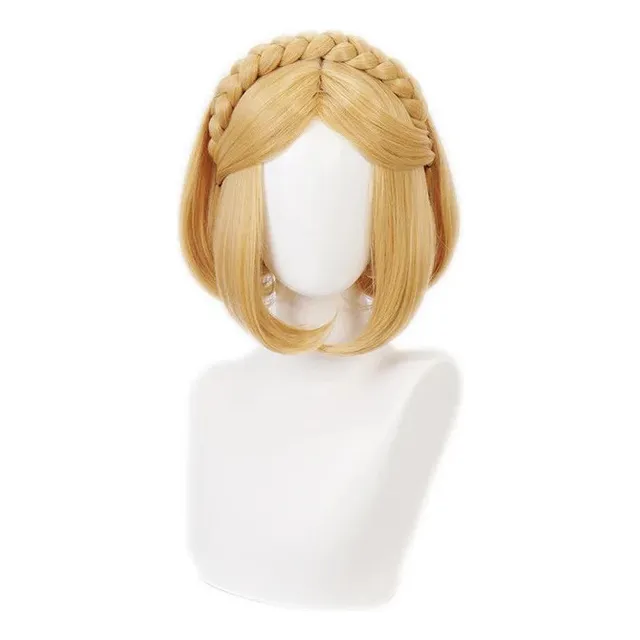 Shaoke Princess Zelda: Peluca Larga For Cosplay, Rubia