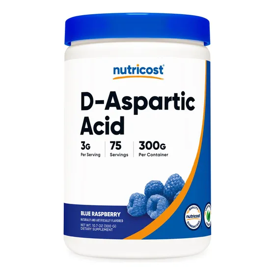 Suplemento Nutricost De Ácido D-aspártico (daa) En Polvo, 30