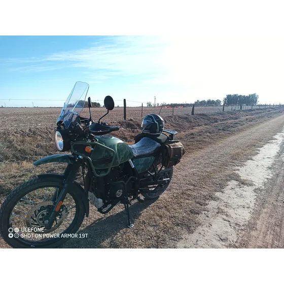 Himalayan 411 Parabrisas Pferd Defensa Portavalijas Alforjas