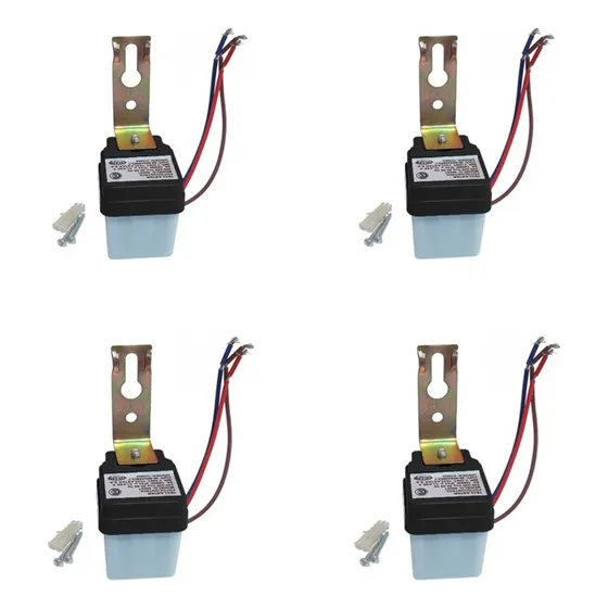 Fotocelula Fotocontrol Sensor Luz 1200w Teclastar - Pack X4