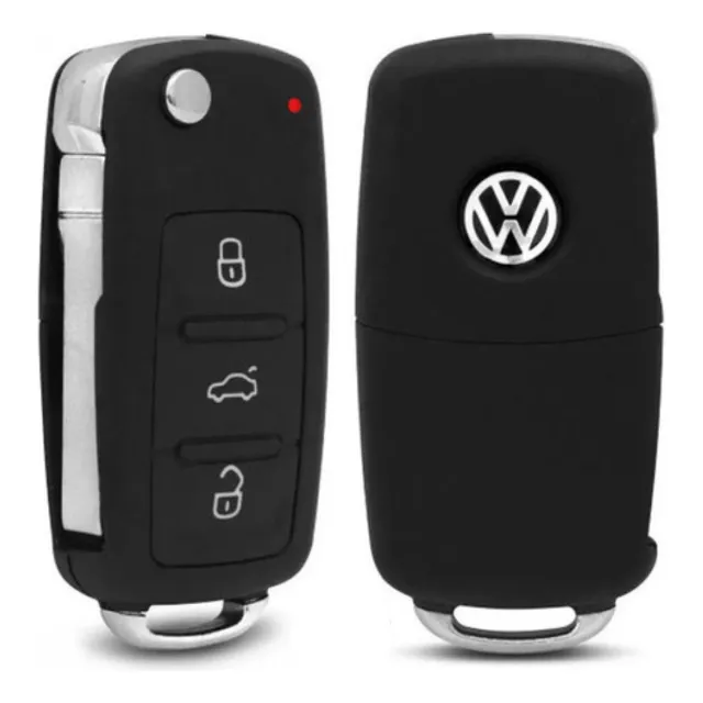 Capa Chave Canivete Para Vw Gol Fox Voyage G6 2013 A 2016