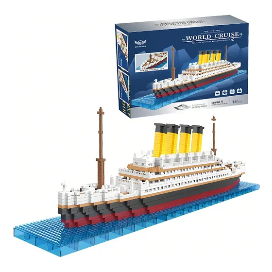 Titanic Blocks Microset Model, Construction Kit 1860+