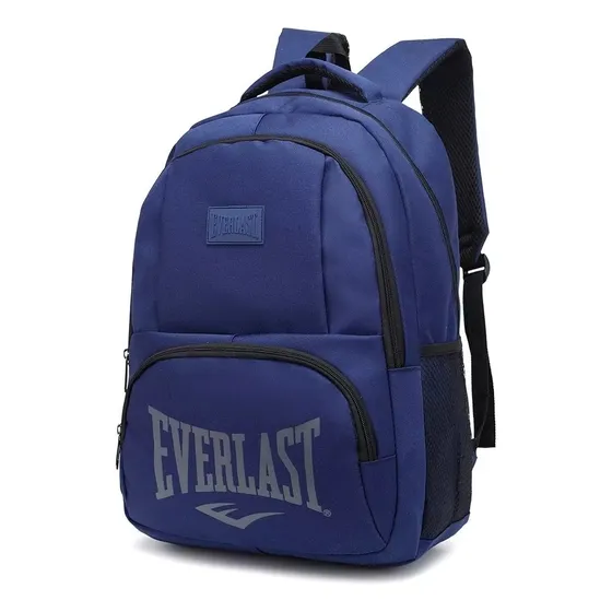 Mochila Everlast Urbana adultos 16968 color azul diseño liso 28L