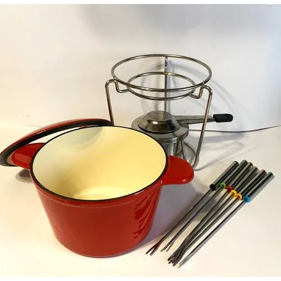 Cuisinart Juego De Fondue De Hierro Fundido De 13 Piezas