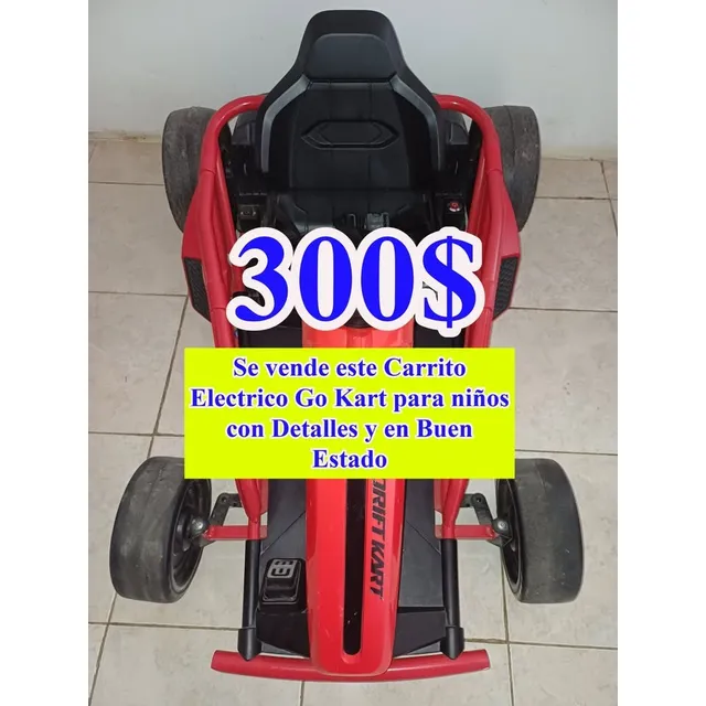 Vendo Este Carrito Electrico Go Kart Para Niños Usado