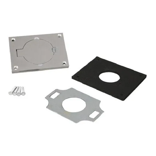 Placa De Aluminio Wiremold P/receptaculo Sencillo 828dlral