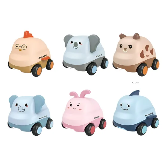 Carrito Animales Musical Con Luces Para Bebés Niños Juguete