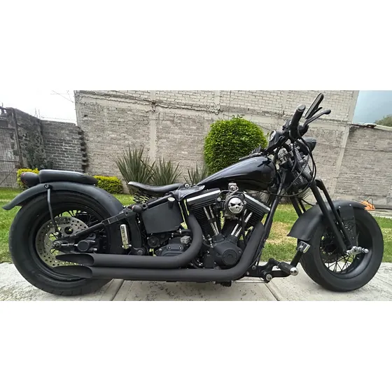 Moto Tuneada Bobber, Trabajando Al 100%