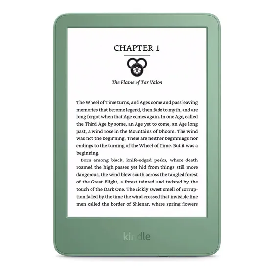 Kindle Basic 2024 6 16gb Wi-fi Con Luz De Lectura Matcha Color Verde Claro