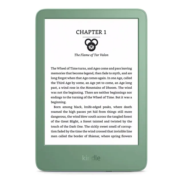Kindle Basic 2024 6 16gb Wi-fi Con Luz De Lectura Matcha Color Verde Claro