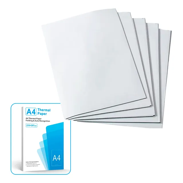 Papel Térmico 100 Hojas Tamaño Carta A4 Para Impresora M018f